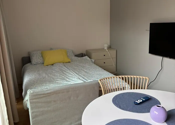 Apartment Flat In Paernu, Esplanaadi Street & Kitchen